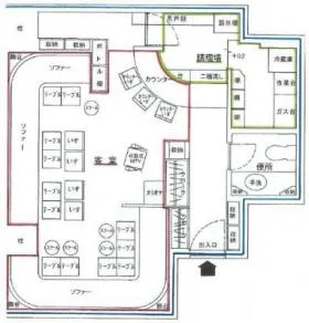 六本木四丁目ビルの基準階図面
