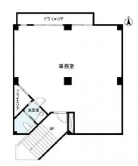 六本木不動坂ビルの基準階図面