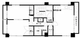 谷川ビルの基準階図面