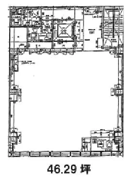 GM-Gビルの基準階図面