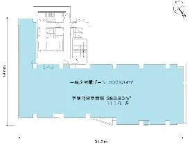 METLIFE青山ビルの基準階図面