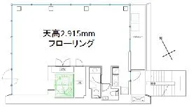 ESQ広尾(エスク広尾)ビルの基準階図面