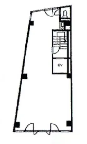 MAビル南麻布の基準階図面