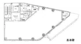 日章ビルの基準階図面