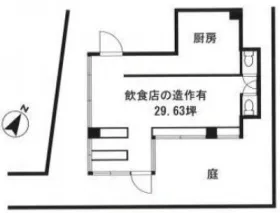 南麻布ビルの基準階図面