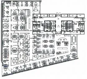 REGUS 麻布グリーンテラスの基準階図面