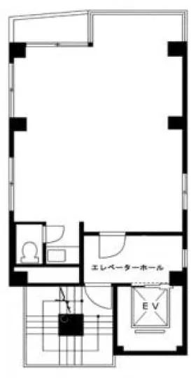 日高ビルの基準階図面