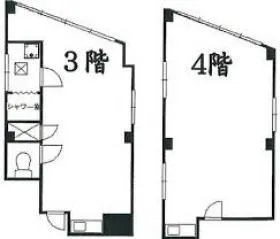 YSビルの基準階図面