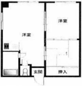 山水ハイム元麻布ビルの基準階図面