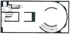 decimo AZABUビルの基準階図面