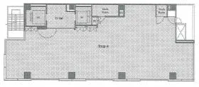 ラウンドクロス銀座2丁目の基準階図面