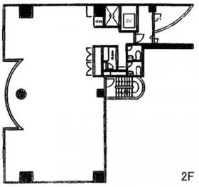 東銀座313ビルの基準階図面
