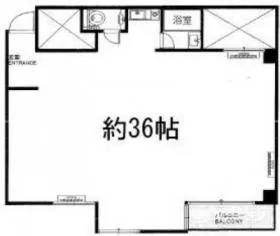 モンテプラザ麻布の基準階図面