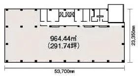 一ツ橋ビルの基準階図面