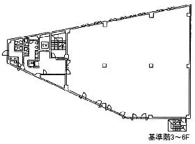 寿パークビルの基準階図面