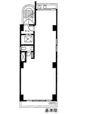 第6協栄ビルの基準階図面