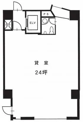 岩本ビルの基準階図面