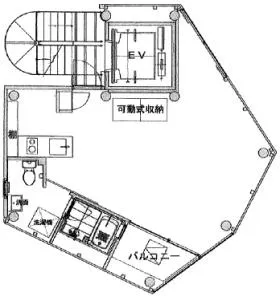 FLEG東麻布の基準階図面