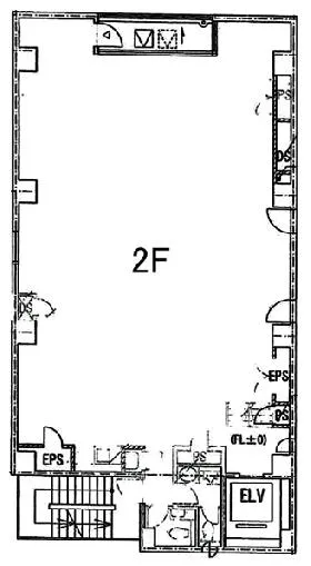読売銀座三丁目ビルの基準階図面