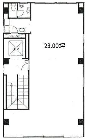 ふじビルの基準階図面
