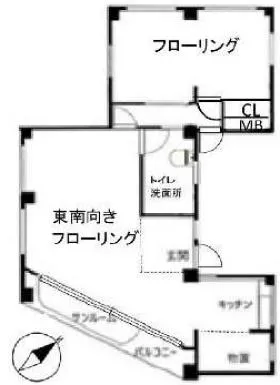 第2エイルビルの基準階図面