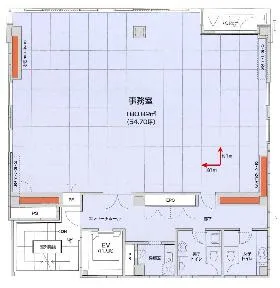 茅場町EKKビルの基準階図面