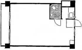 麻布中央マンションの基準階図面
