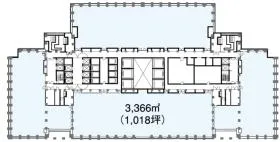 山王パークタワーの基準階図面