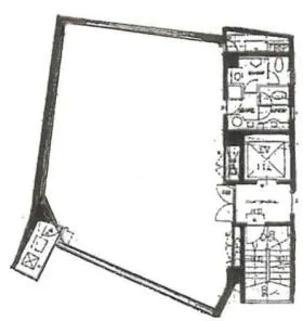 松本ビルの基準階図面