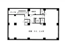 第20下川ビルの基準階図面