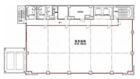 蒲田朝日ビルの基準階図面