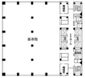 日比谷ダイビルの基準階図面