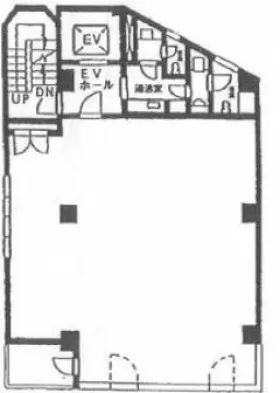 米山ビルの基準階図面