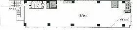東益ビルの基準階図面