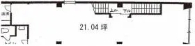 三田ビルの基準階図面
