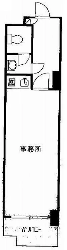 GSハイム芝大門の基準階図面