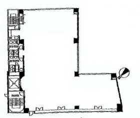 サンユー東蒲田ビルの基準階図面