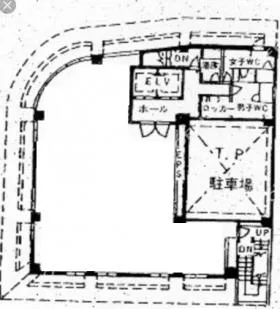 宝栄ビルの基準階図面