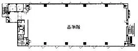 JRE銀座一丁目イーストビルの基準階図面