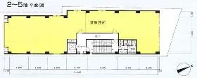 MSビルの基準階図面