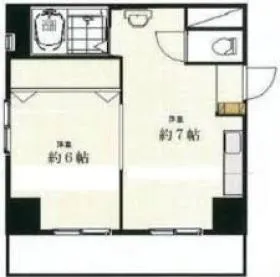 北村ハイツの基準階図面