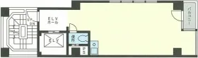 山兼新宿ビルの基準階図面