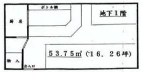 植木ビルの基準階図面