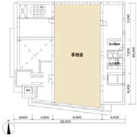 代々木上原ウエストビルの基準階図面