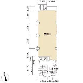 TSビルの基準階図面