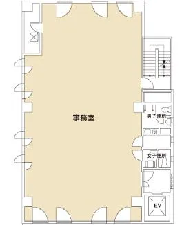 翔和港南の基準階図面
