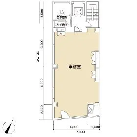 村田ビルの基準階図面