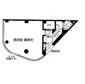 タキカワ百人町ビルの基準階図面