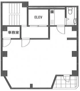 亀井ビルの基準階図面