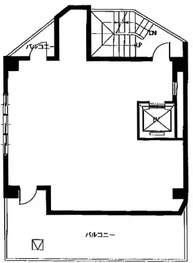 REMAX新大久保ビルの基準階図面